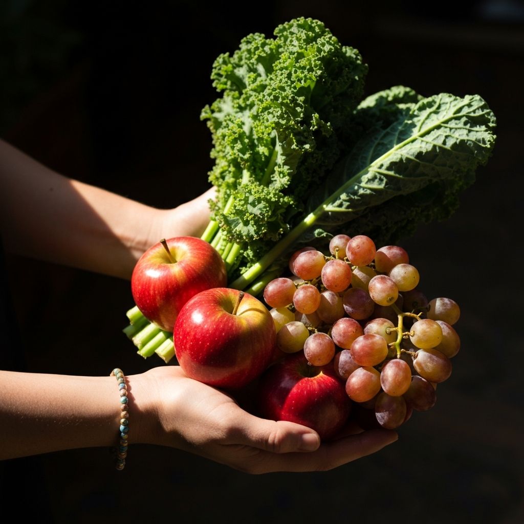 Fresh vegetables and fruits
